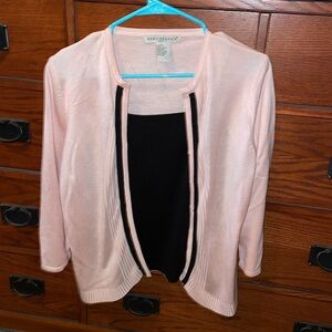 Black and Pink Blouse